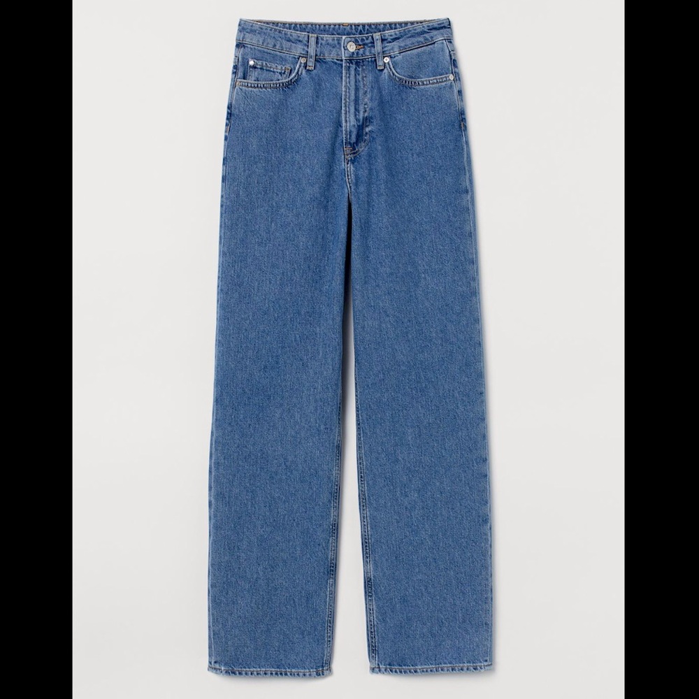 NWT H&M Loose Straight Jeans